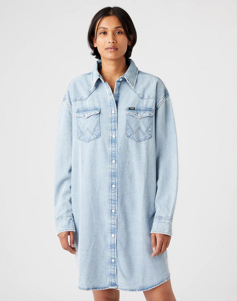 wrangler denim dress