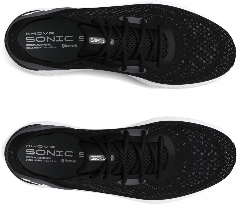 HOVR Sonic 5. Кроссовки under Armour ua HOVR Sonic 5 3024898-001 на ноге. Черные кроссовки андер Армор Соник женские.